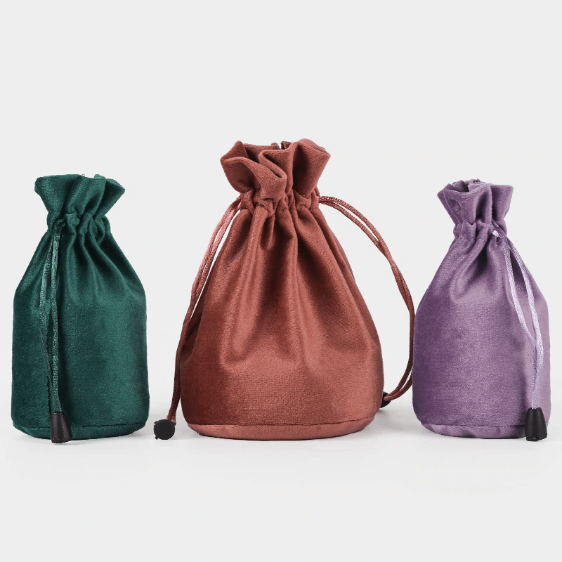 Velvety Drawstring Dice Bag