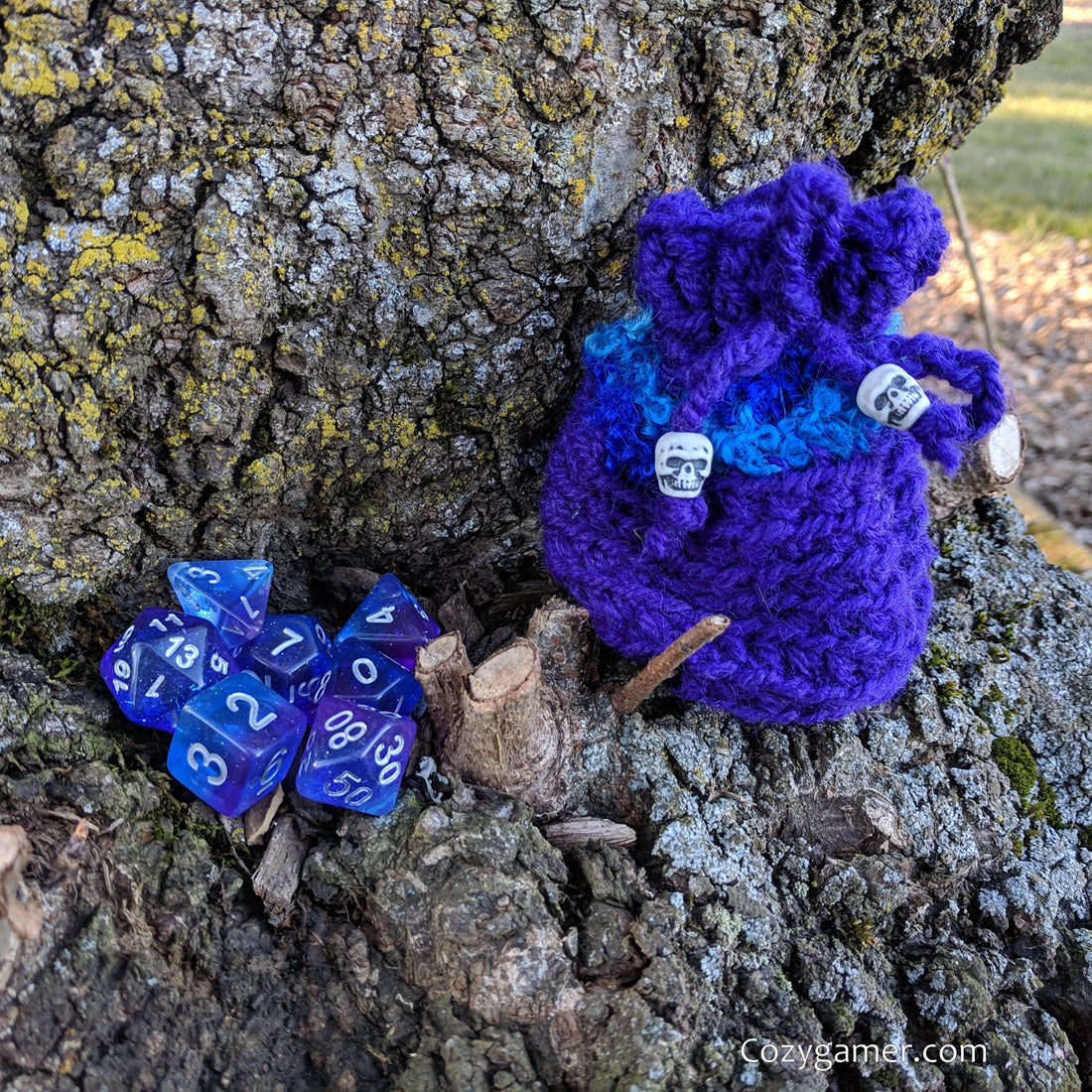 New Dice Bags and Dice Bag + Dice Sets handmade by CozyGamer