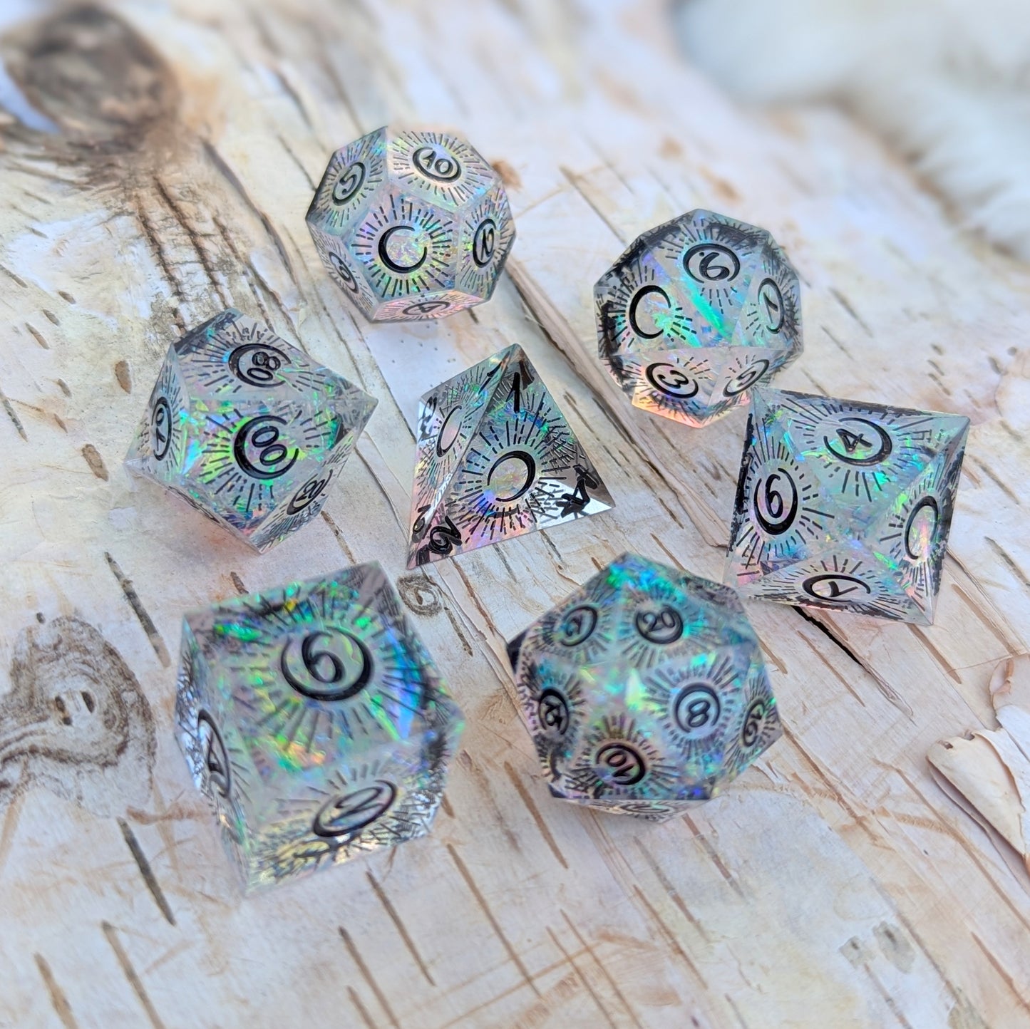 Celestial Radiance Dice Set