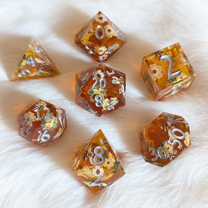 Honey Blossom Dice Set