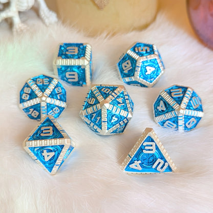 Mechanical Door Metal Dice Set