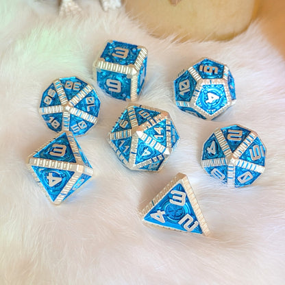 Mechanical Door Metal Dice Set