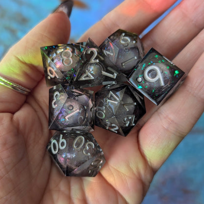 Mystic Storm Liquid Core Dice Set