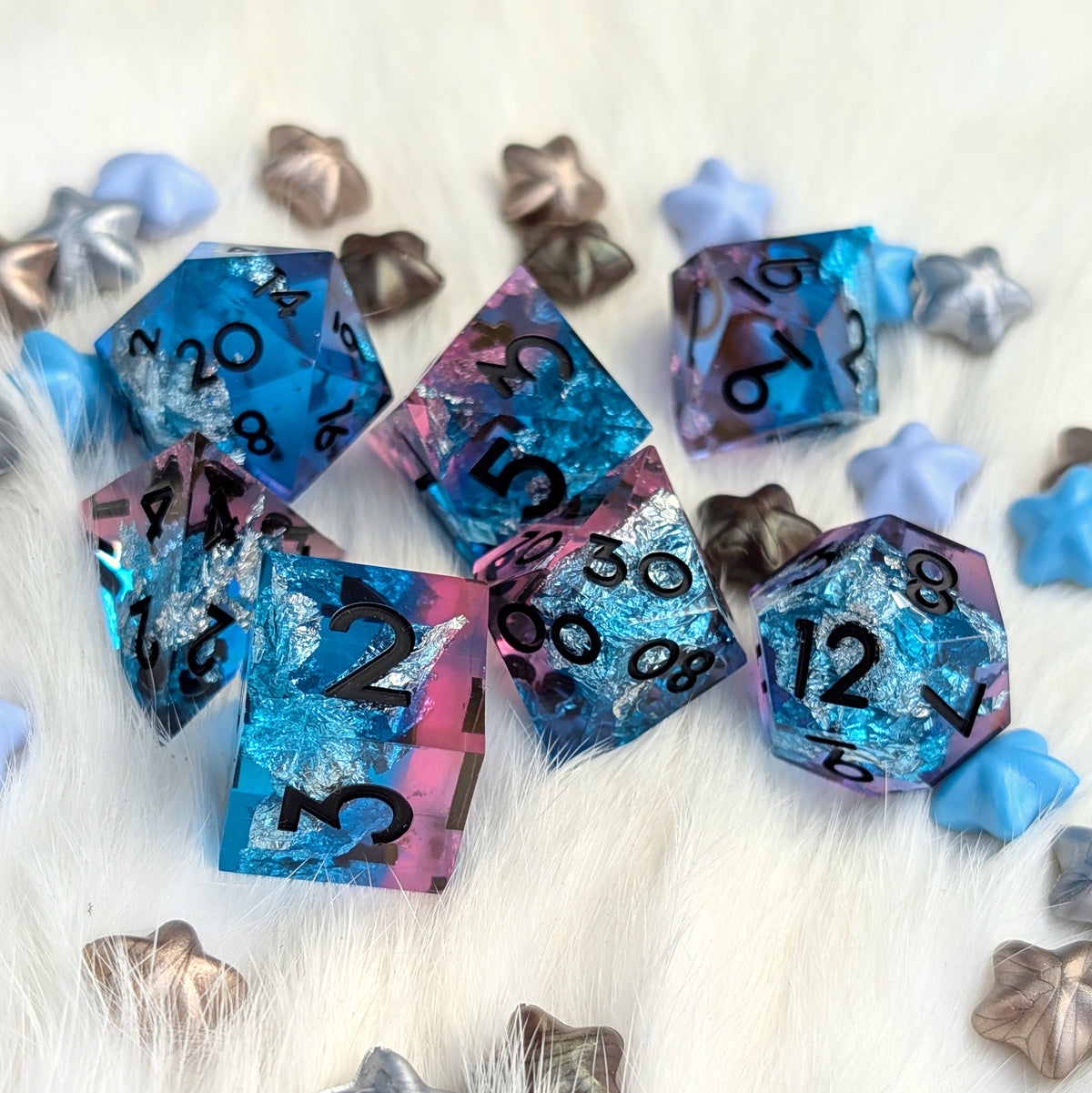 Sharp Edge DnD Dice Set - Arcane Focus