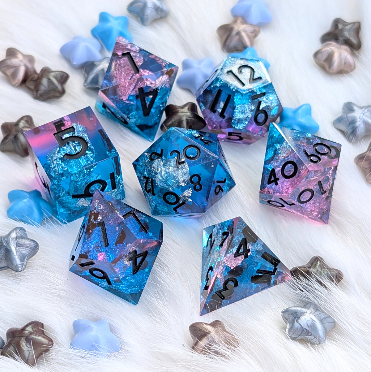 Sharp Edge DnD Dice Set - Arcane Focus