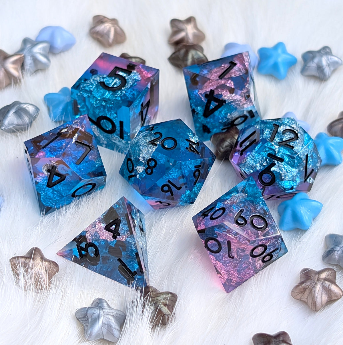 Sharp Edge DnD Dice Set - Arcane Focus
