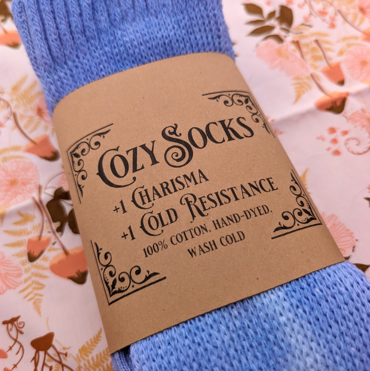 Cozy Socks - Medium Purple Hydrangea