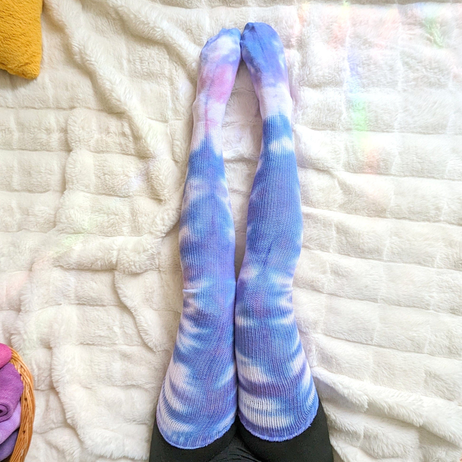 Cozy Socks - Purple and Blue