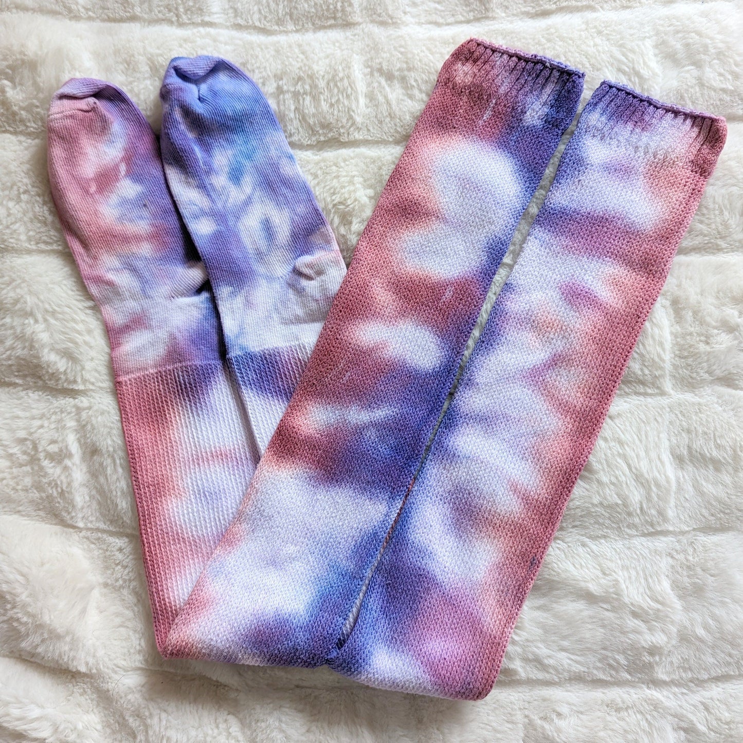 Cozy Socks - Purple and Rose