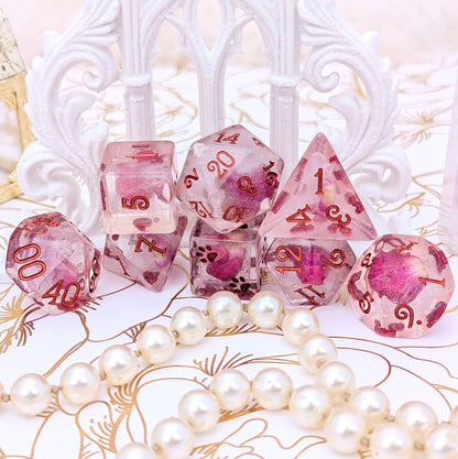Eternal Rose Dice Set Dice Sets & Games Fennek and Finch