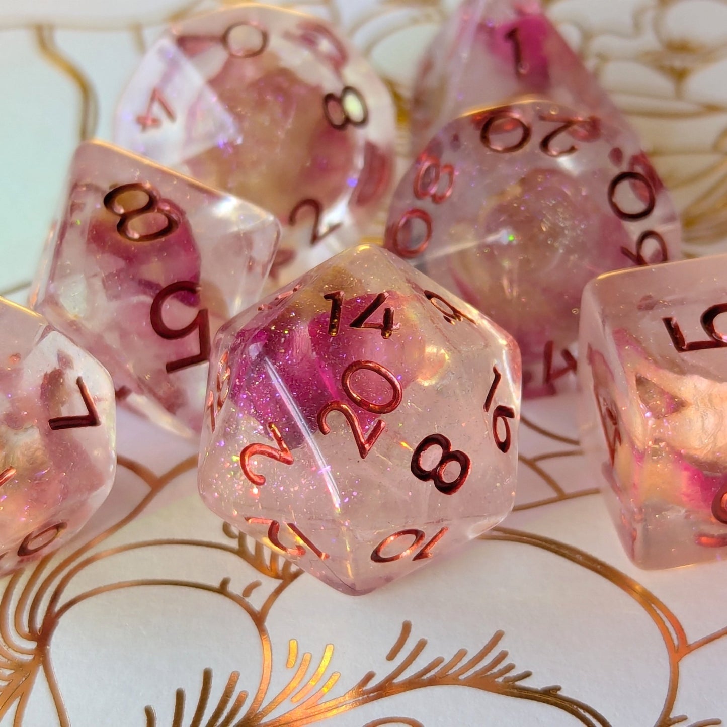 Eternal Rose Dice Set - Fennek and Finch