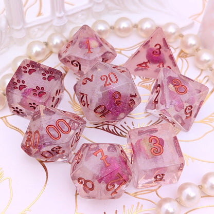 Eternal Rose Dice Set Dice Sets & Games Fennek and Finch