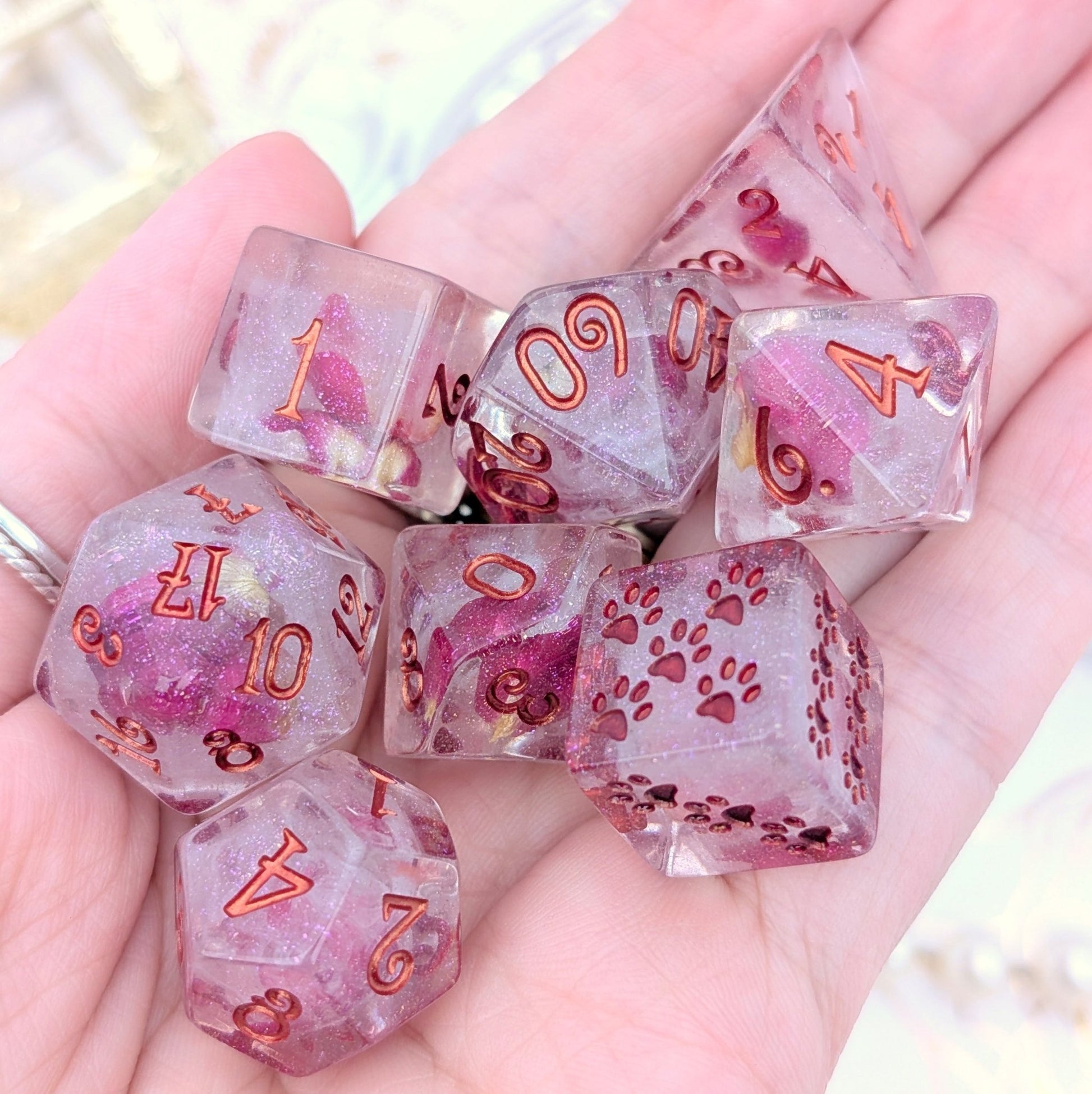 Eternal Rose Dice Set Dice Sets & Games Fennek and Finch