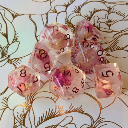 Eternal Rose Dice Set - Fennek and Finch