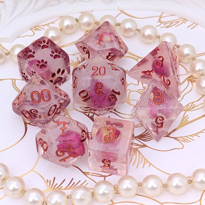 Eternal Rose Dice Set Dice Sets & Games Fennek and Finch