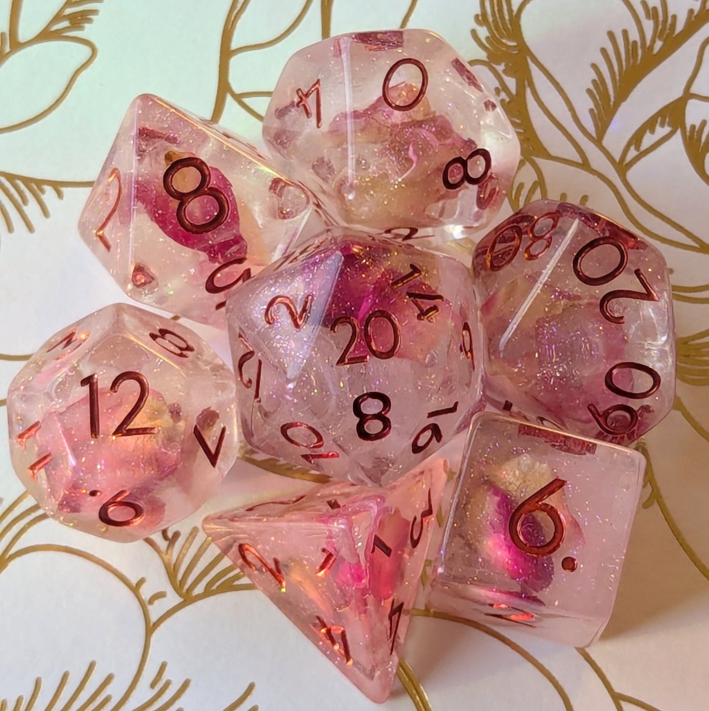 Eternal Rose Dice Set - Fennek and Finch