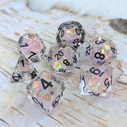 Moonlight Fantasy TTRPG Dice Set.