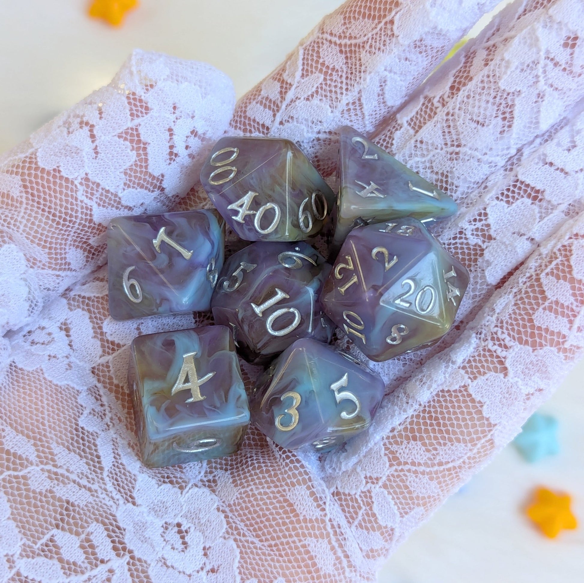 Mystic Riptide - 11 Piece Dice Set Fennek and Finch