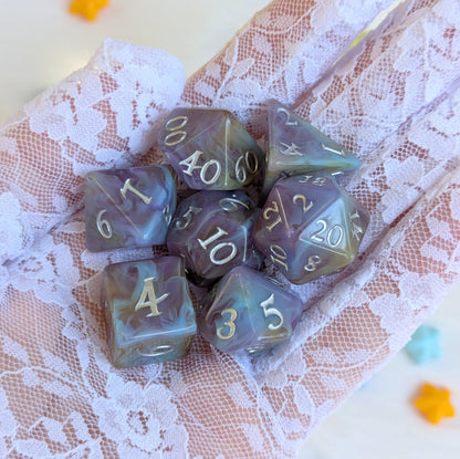 Mystic Riptide - 11 Piece Dice Set Fennek and Finch