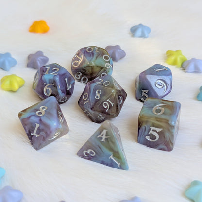 Mystic Riptide - 7 Piece Dice Set Fennek and Finch