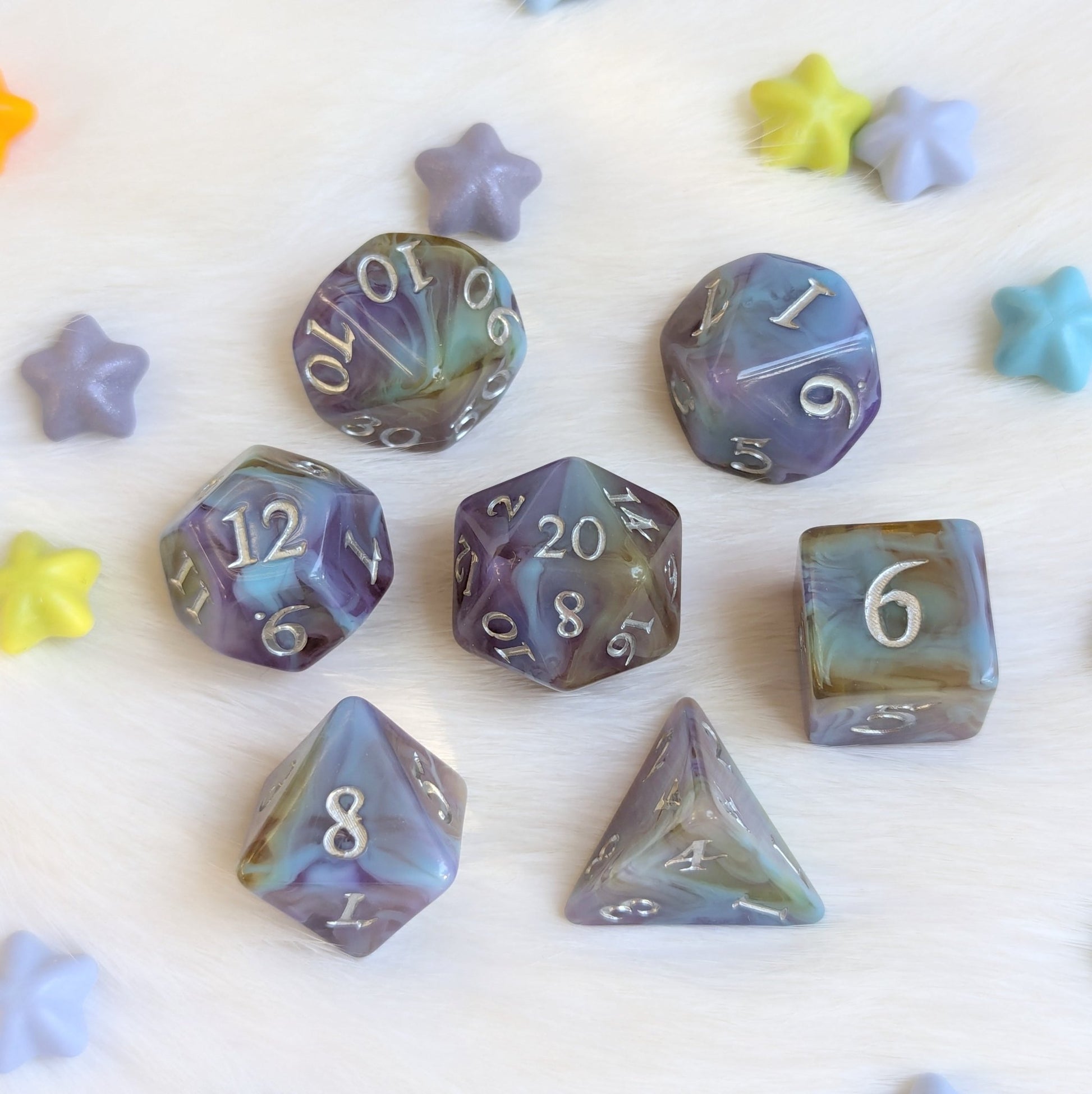Mystic Riptide - 7 Piece Dice Set Fennek and Finch
