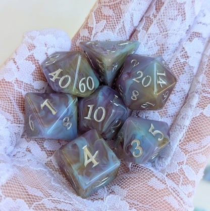 Mystic Riptide - 7 Piece Dice Set Fennek and Finch