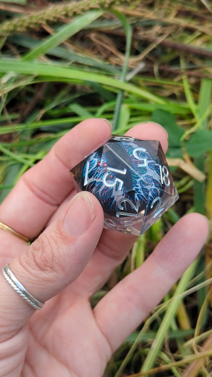 The Watchful Eye D20 - Clear Resin Edition