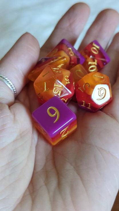 Emberstorm Dice Set