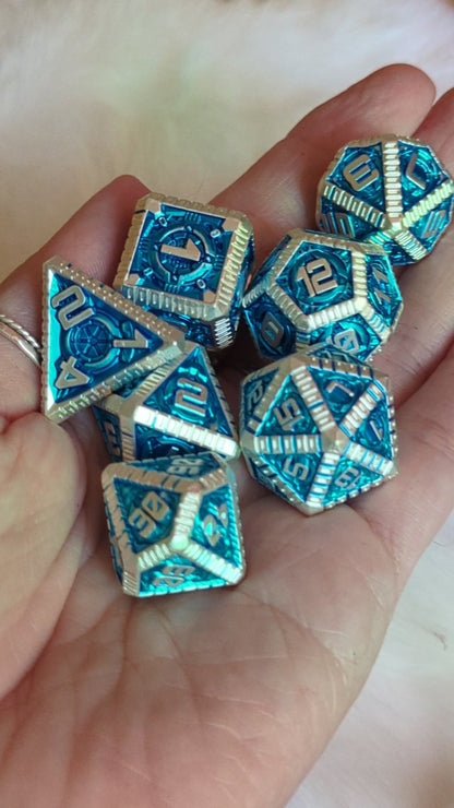 Mechanical Door Metal Dice Set