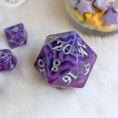 Witch Bolt - Fuchsia Purple Oversized D20