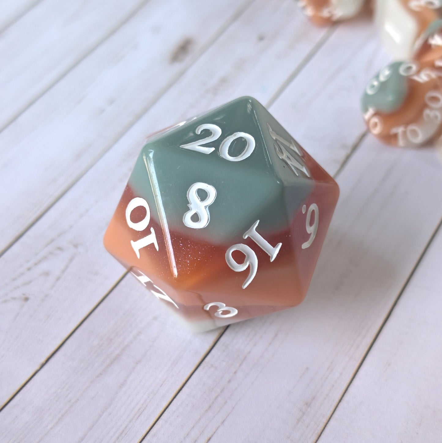 Horizons - Layered Earth Tone Large D20