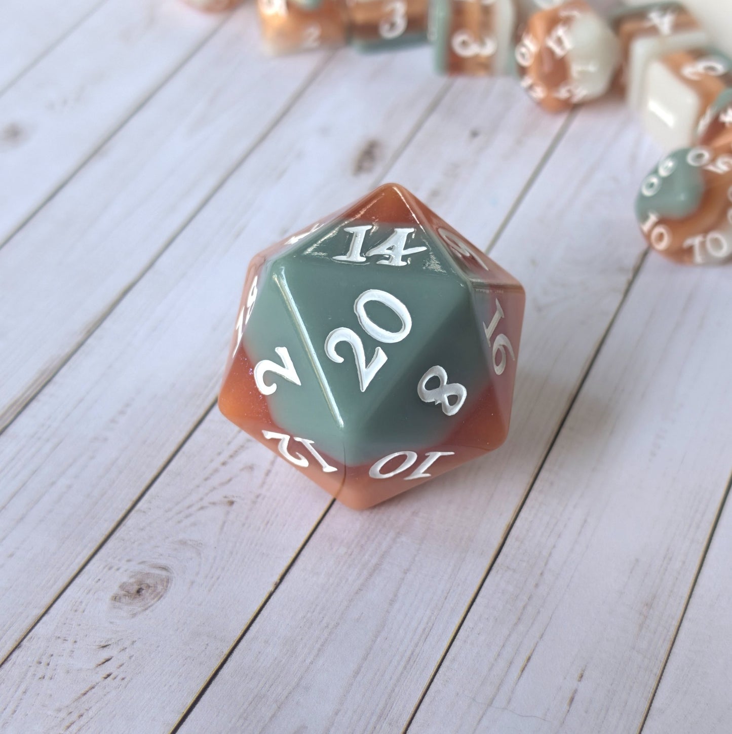 Horizons - Layered Earth Tone Large D20