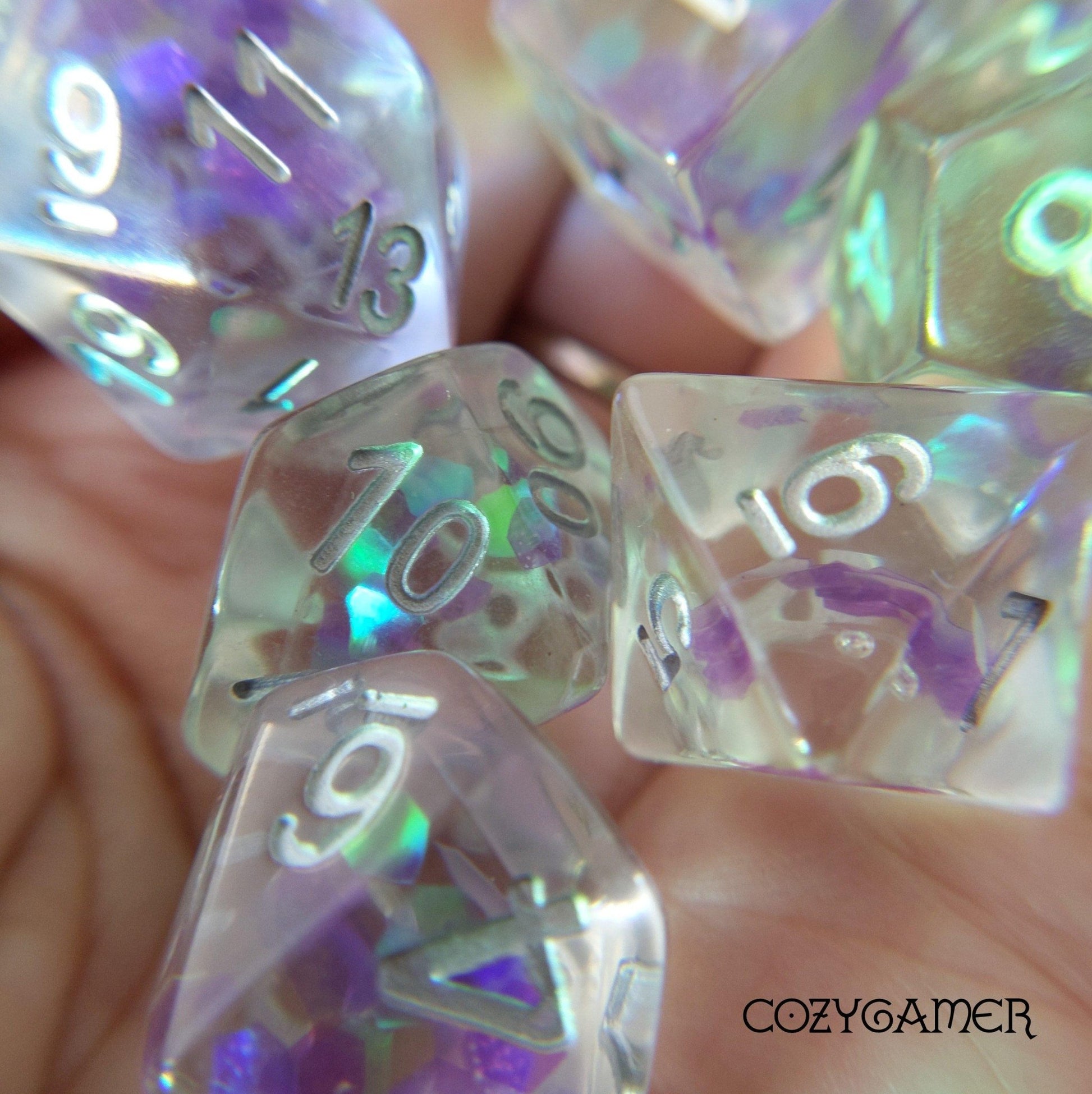 ✨ A Tad Glitzy - 7 Piece Dice Set Dice sets Fennek & Finch