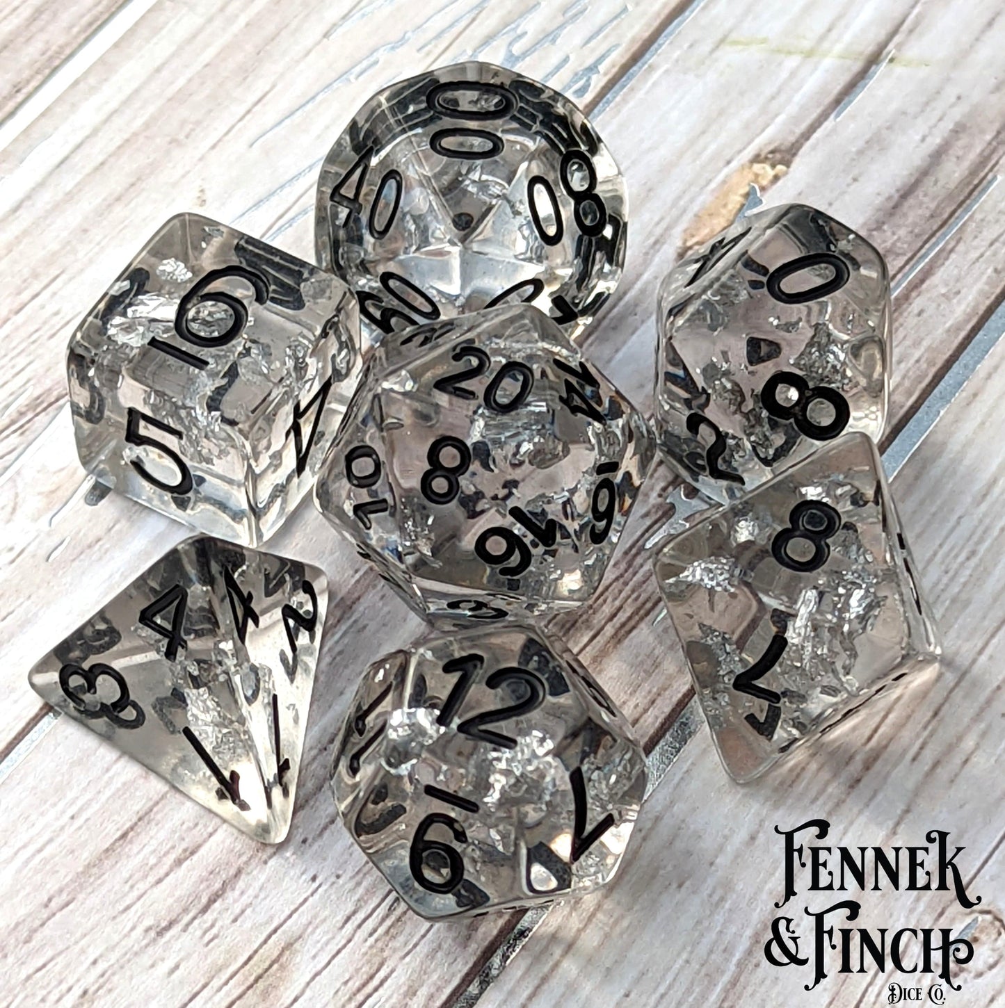 Argentum - 7 Piece DnD Dice Set