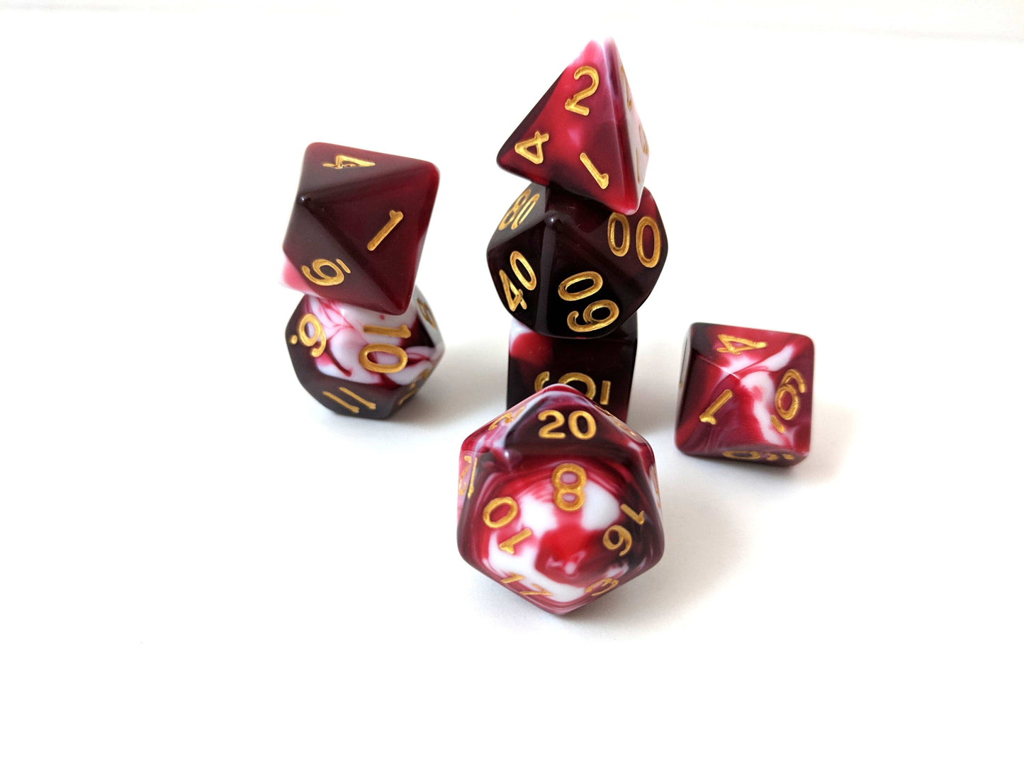 Battle Mage's Bloody Dice Set Dice sets Fennek and Finch