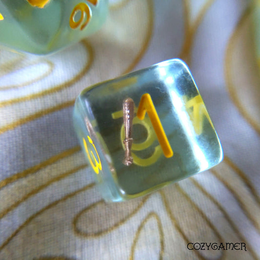 Cleric's Mace Dice Set - Fennek and Finch
