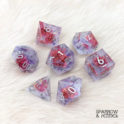 Crystal Bloom Dice Set - Fennek and Finch