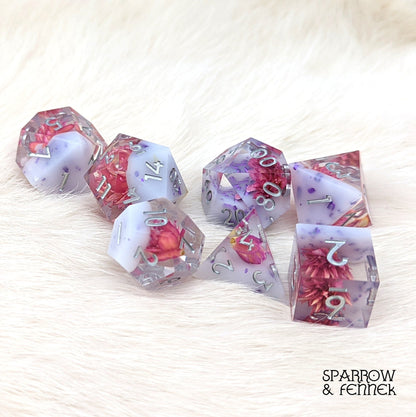 Crystal Bloom Dice Set - Fennek and Finch