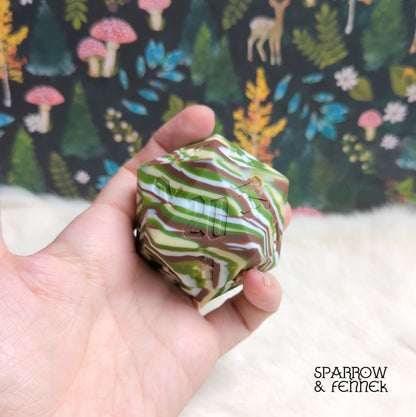 D20 Silicone Bouncy Ball – 55mm Giant Chaos Dice Toy - Fennek and Finch