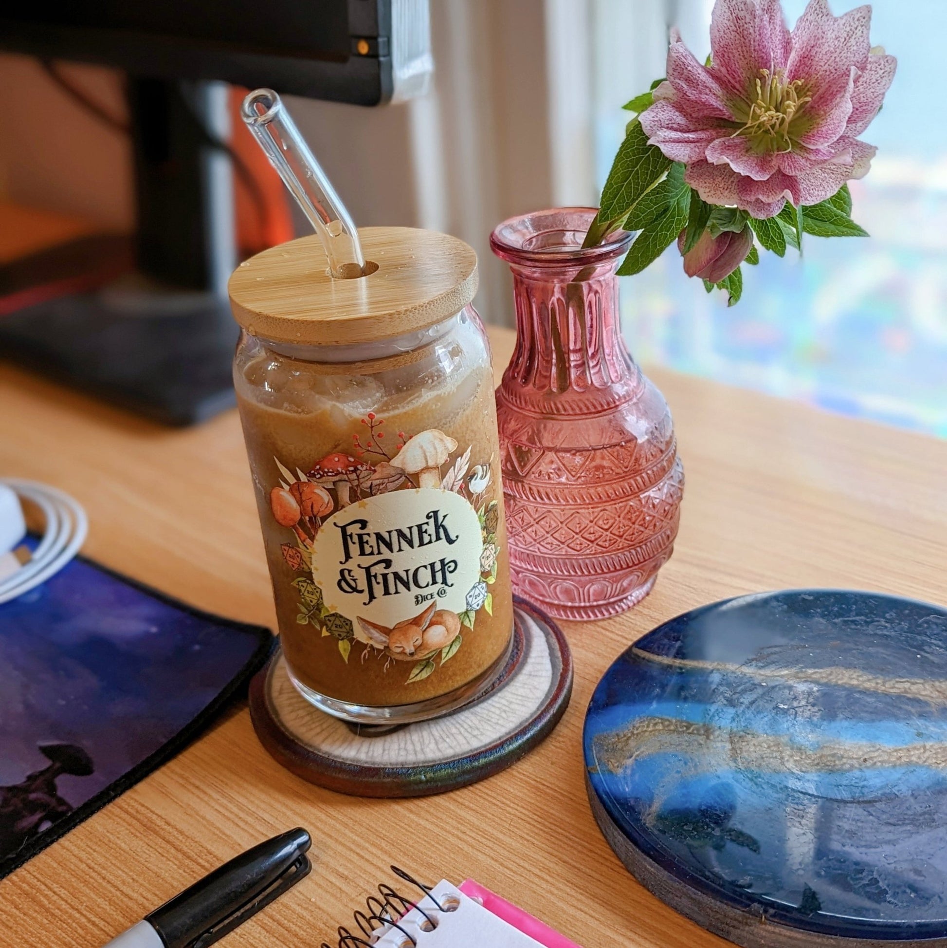 Fennek and Finch Glass Cup Glassware Fennek and Finch