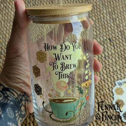 How Do You Want To Brew This? – D&D Coffee Vinyl Sticker - Fennek and Finch