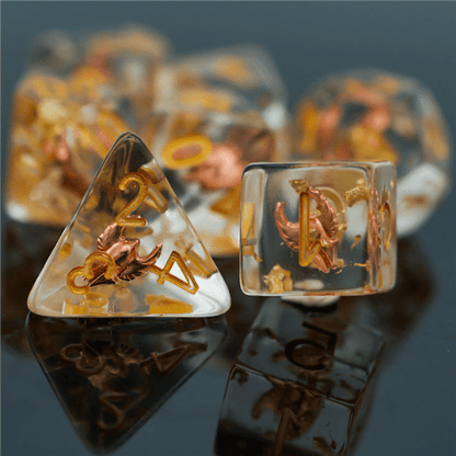 Paladin's Helmet Dice Set Dice Sets & Games Fennek and Finch
