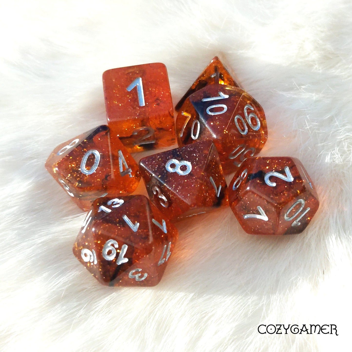 Searing Core dice set Dice sets Fennek and Finch