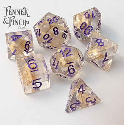 Wheat Dice Set Dice Sets & Games Fennek and Finch